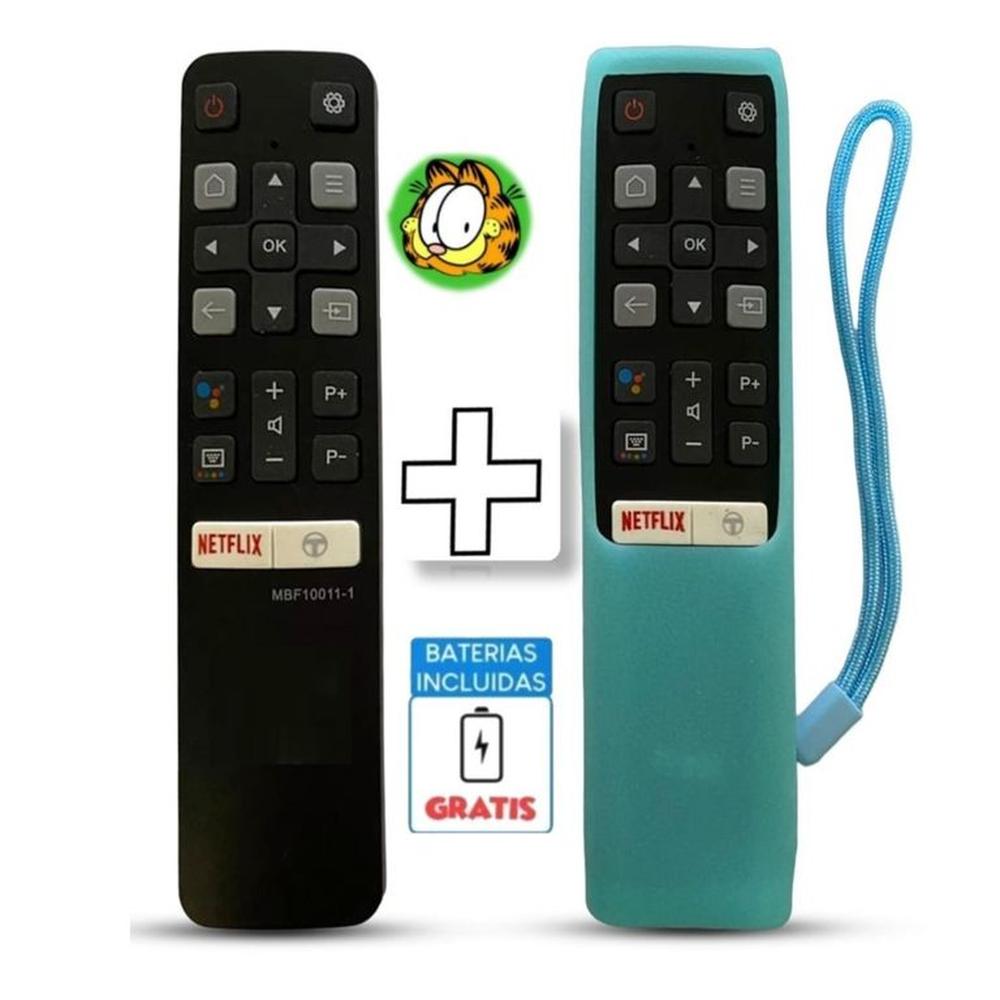 Control Remoto Tcl Generico Smart Modelo RC802V  Funda Turquesa