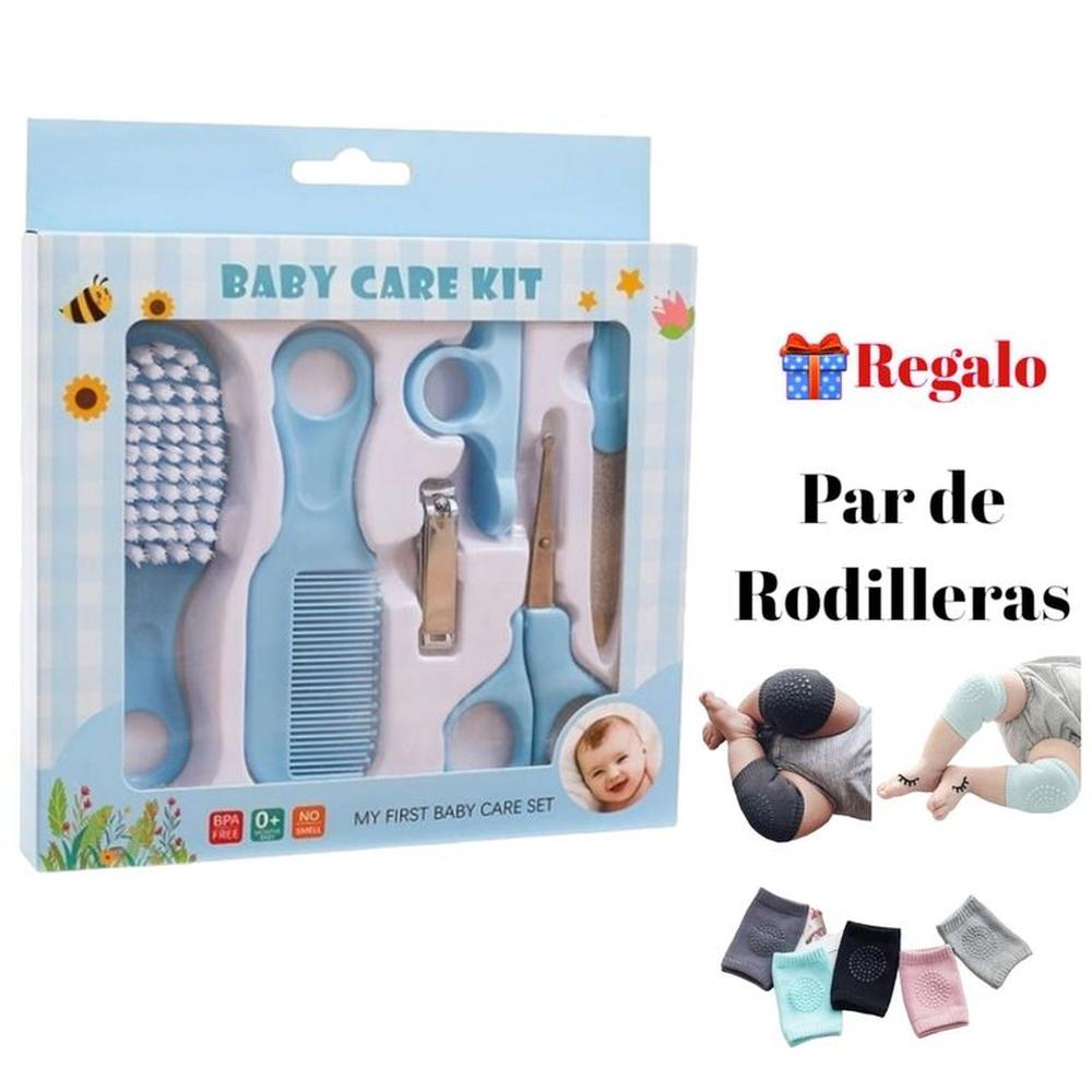 Kit de Higiene para el Cuidado del Bebé y Rodilleras d Gateo