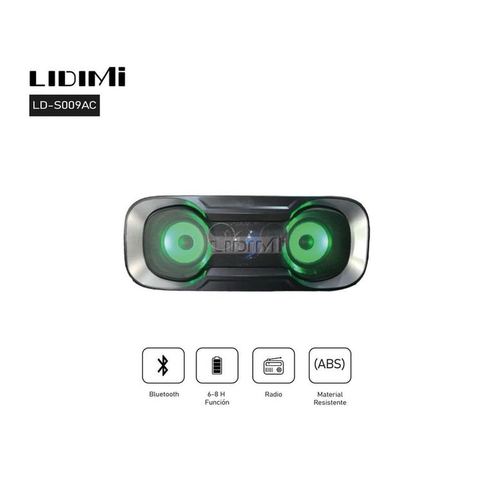 Parlante LIDIMI LD-S009AC 100W Bluetooth  Radio FM Extra Bass