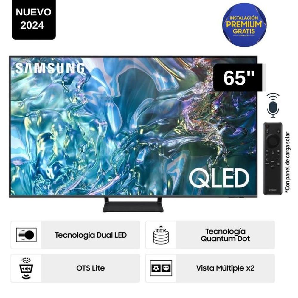 Televisor Samsung QLED Tizen OS Smart Tv 65"" 4K QN65Q65DAGXPE - Nuevo 2024