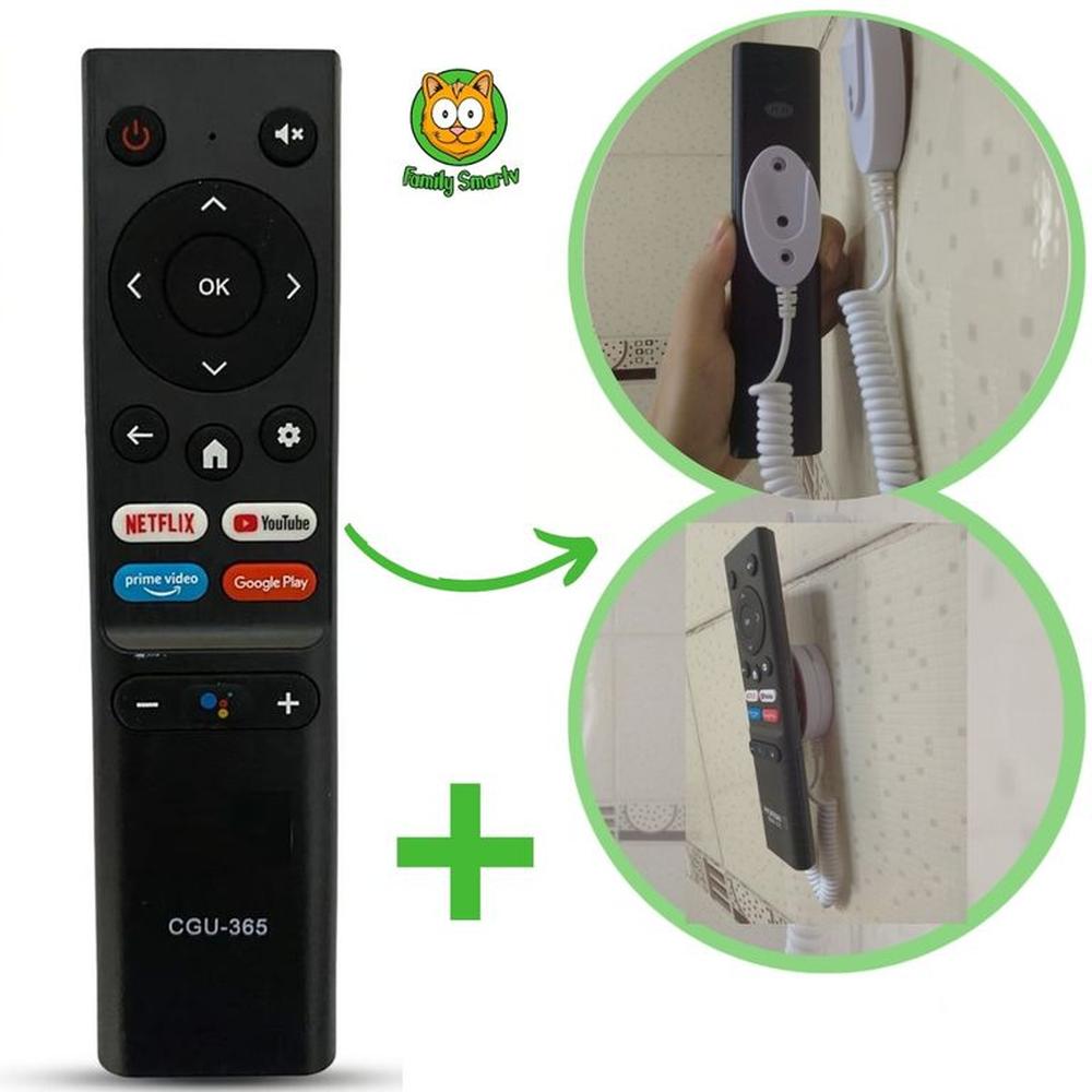 Control Remoto Para Tv Hyundai Smart 4K + Soporte Pegable