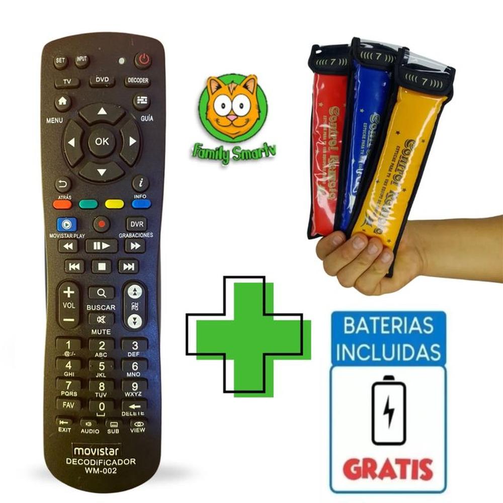 Control Remoto Movistar para Decodificador + Funda