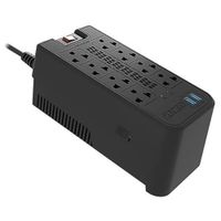 ESTABILIZADOR FORZA 8 TOMAS 1200VA/600W