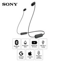 Audífonos Bluetooth SONY In Ear WI-C100 IPX4 25 Horas - Negro