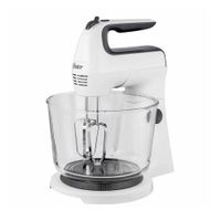 Batidora de Mano y Pedestal Oster FPSTHS3611 función Turbo, 3.7 Lts