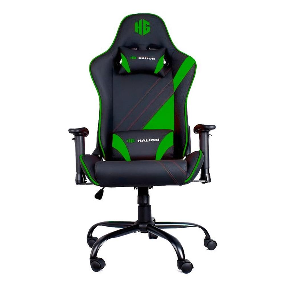 Silla Gamer Halion HA-S47 Negro con Verde