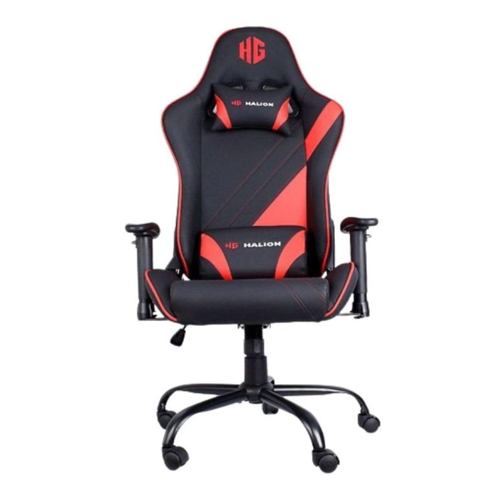 Silla Gamer Halion HA-S47 Negro con Rojo