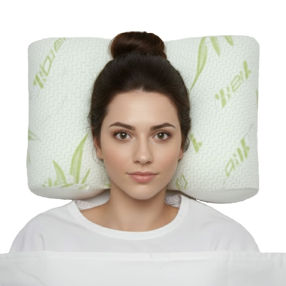 Almohada Antiarrugas Memory Foam Gel Regalo Antifaz Teraflex