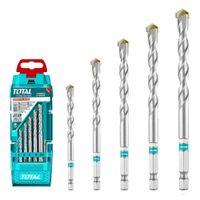 Set de Brocas para Concreto 5pcs 4-10mm Total TACSD6055