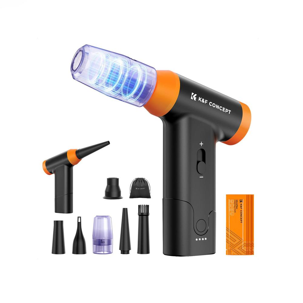 Soplador y aspirador eléctrico K&F con 6 boquillas de limpieza K&F Concept