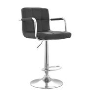 Banco para Bar Nill con brazos giratoria Negro möbelArt