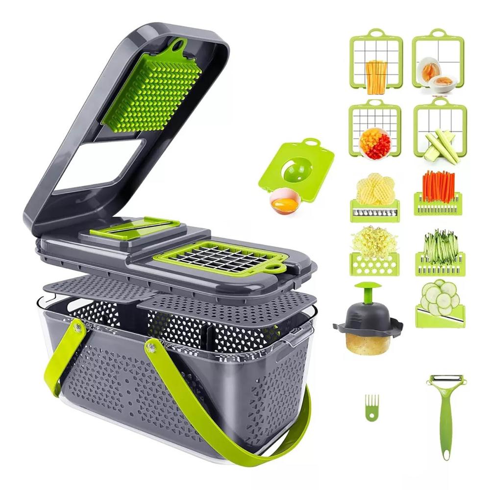 Rallador  de Verduras y Frutas Multifuncional 22 en 1