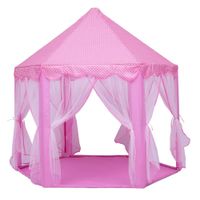 Casita Castillo Princesa Carpa Infantil Para Niñas Rosado