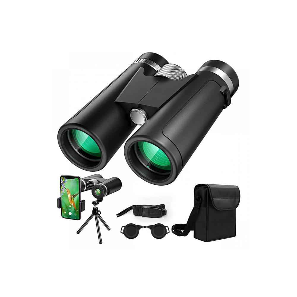 Binocular 12X42 HD + trípode + soporte de celular K&F Concept
