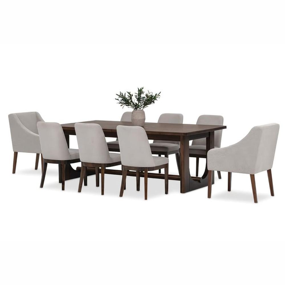 JUEGO DE COMEDOR 8 SILLAS BENJAMIN GRIS CLARO