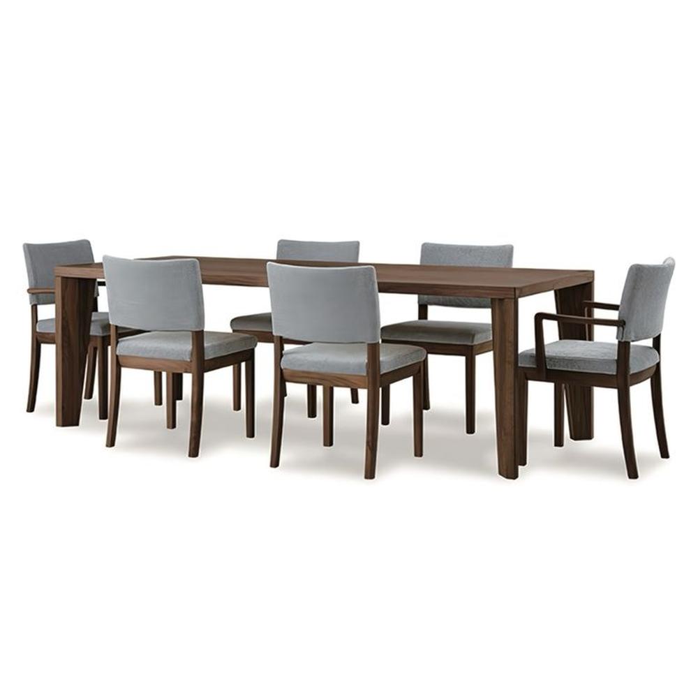 JUEGO DE COMEDOR 6 SILLAS JULIAN GRIS