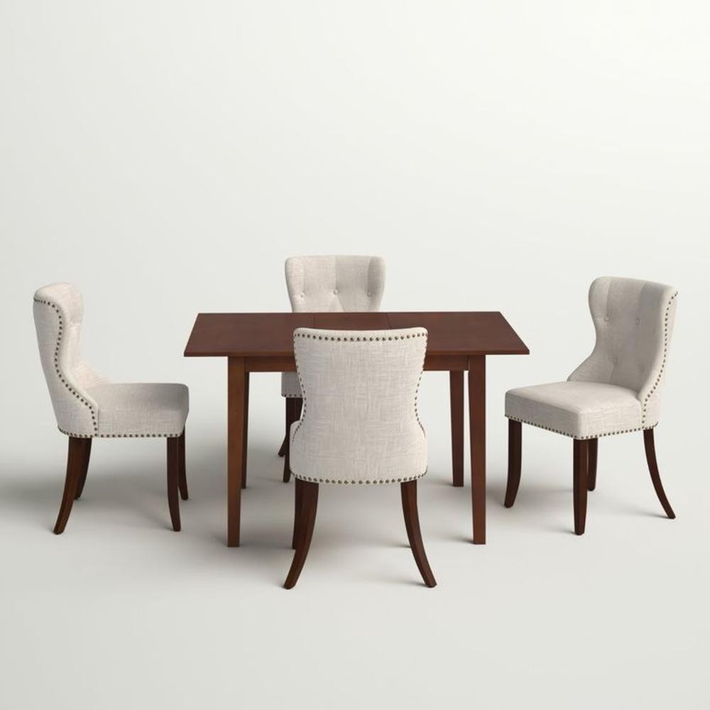 JUEGO DE COMEDOR 4 SILLAS HUGO BLANCO