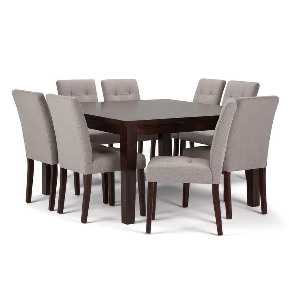 JUEGO DE COMEDOR 8 SILLAS MIRANDA GRIS