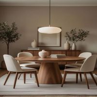 JUEGO DE COMEDOR 4 SILLAS KIARA BEIGE CLARO