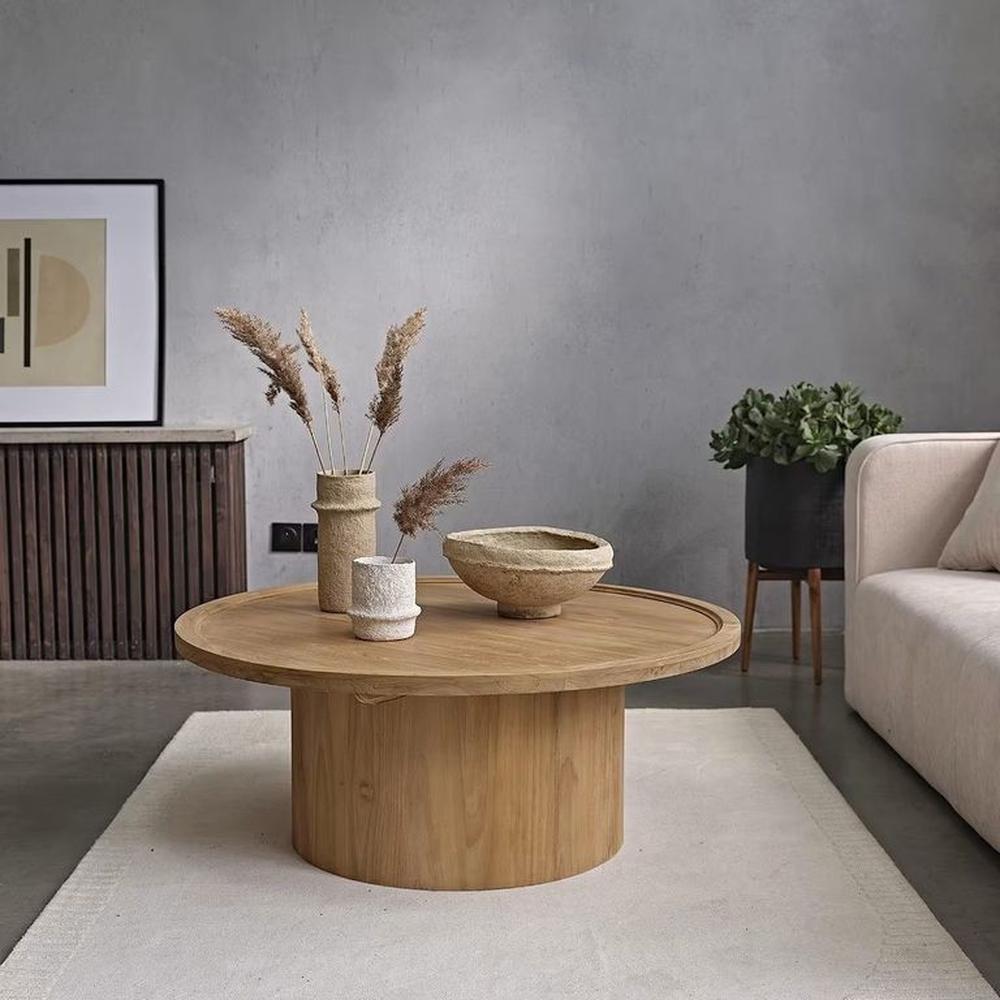 MESA DE CENTRO DIAMANTE MADERA