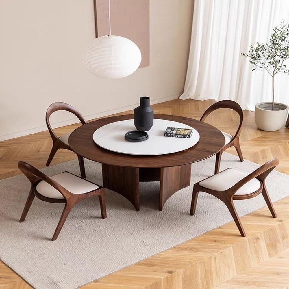 JUEGO DE COMEDOR 4 SILLAS LEO BEIGE CLARO