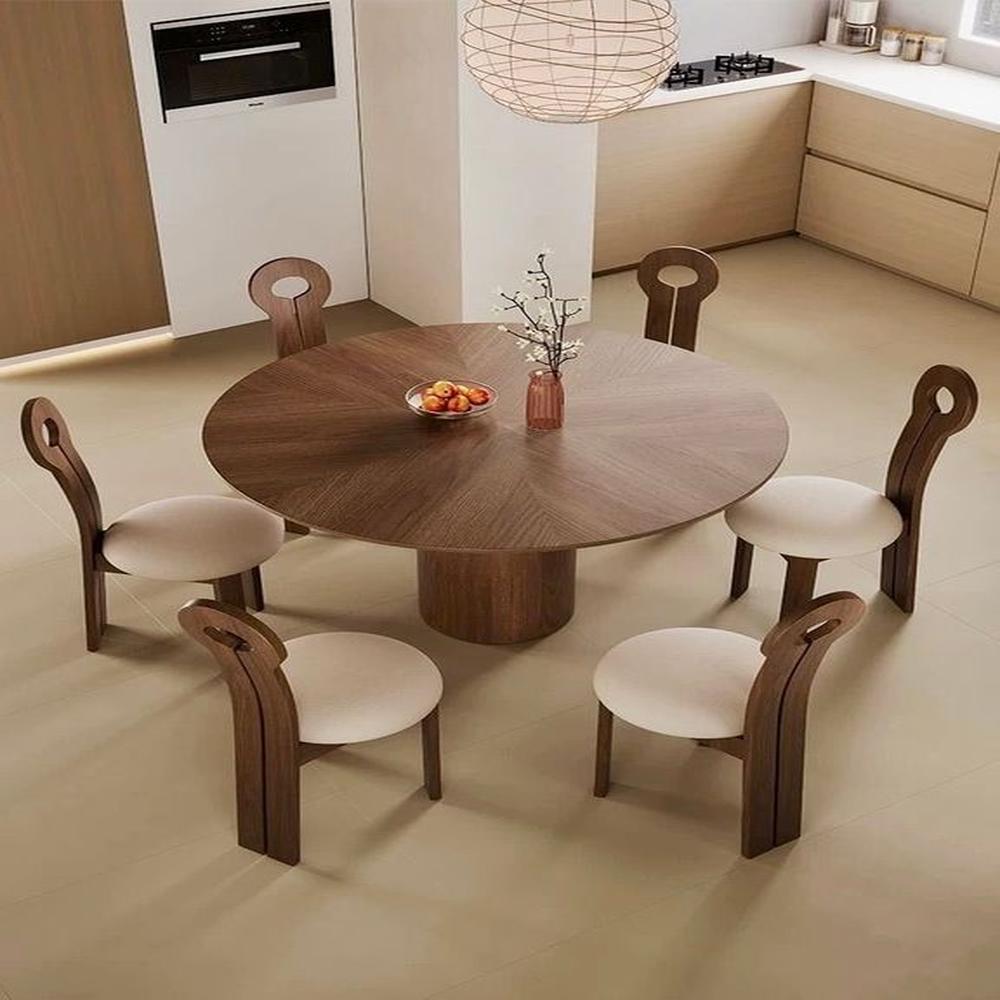 JUEGO DE COMEDOR 6 SILLAS AMADEO BEIGE