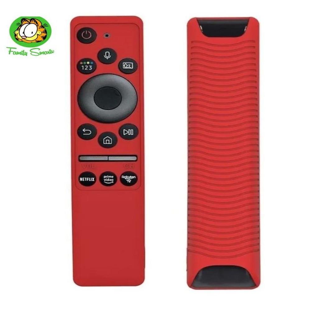 funda de Silicona para control remoto con comando voz Color Rojo