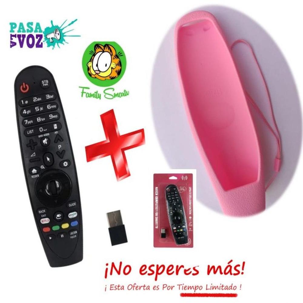 Control Remoto Lg Universal Magic -Mr500-Mr600-Mr650 Funda Rosado