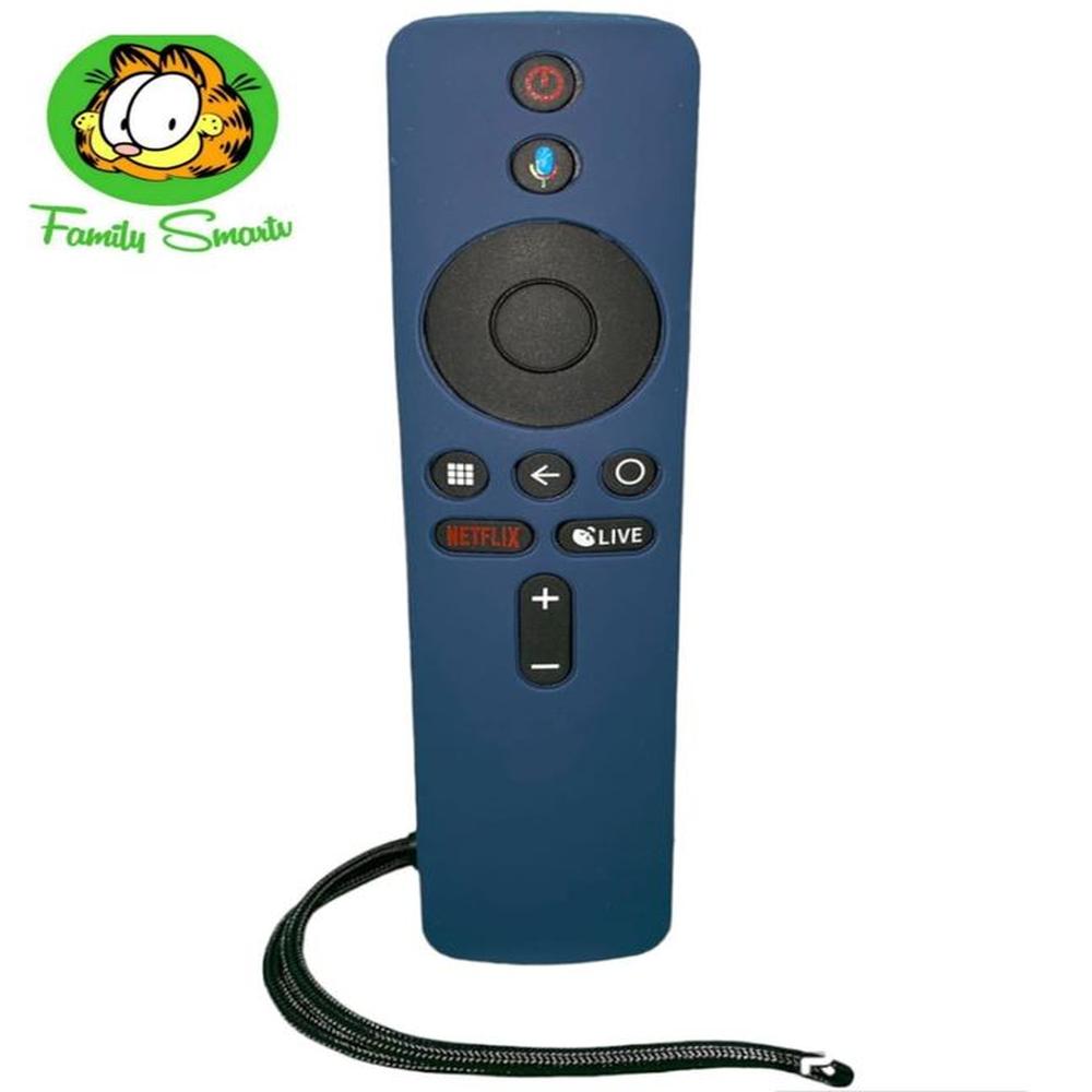 Funda Para Control Remoto Xiaomi Mi Box S 4k 2019 Amarrilo Azul Marino