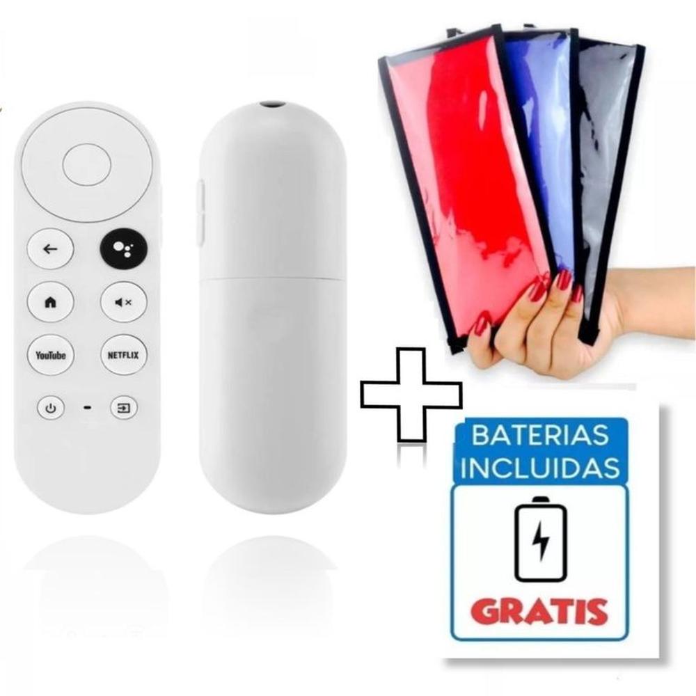 Control Remoto Generico Para Google TV Chromecast 4K Snow  Funda