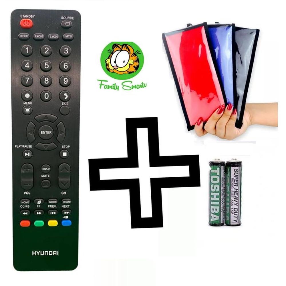 Control Remoto Hyundai Para Smart Tv Nueva Versión Pilas Funda