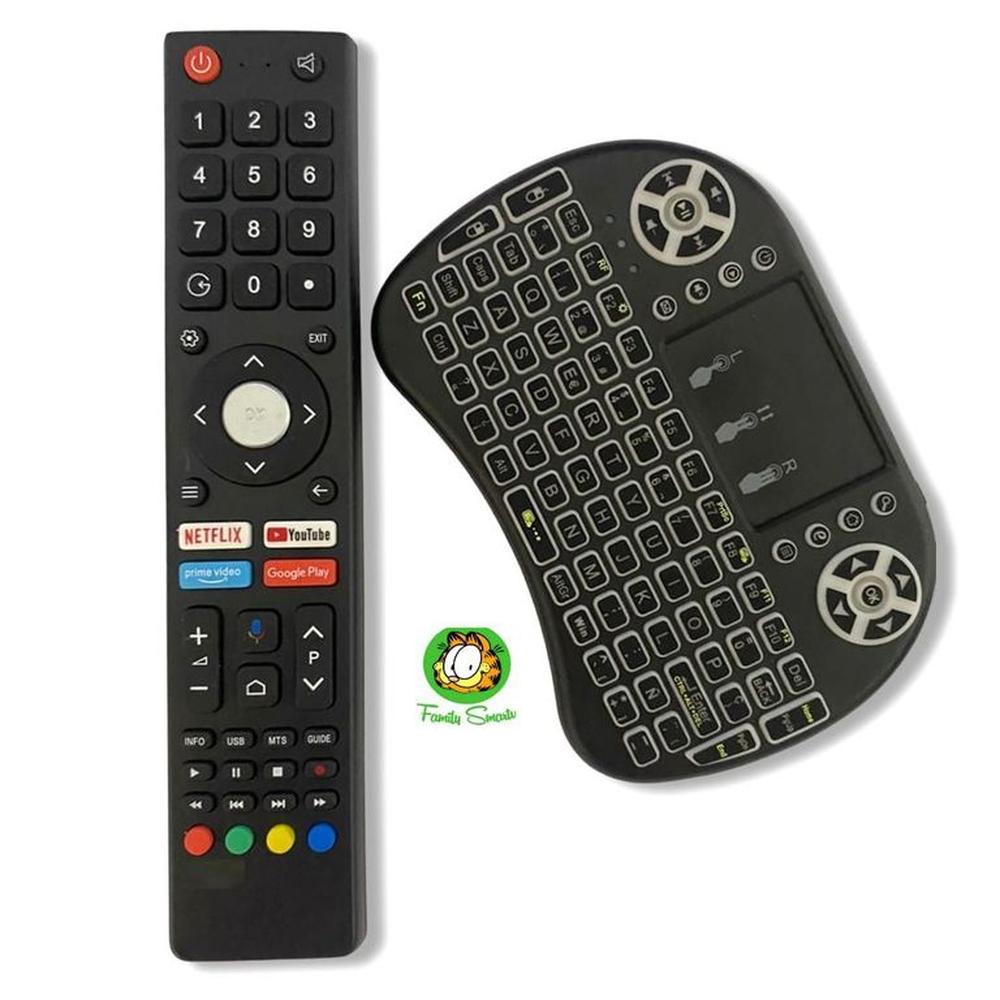 Control Remoto JVC RM-C3362 Android Tv Mini Teclado