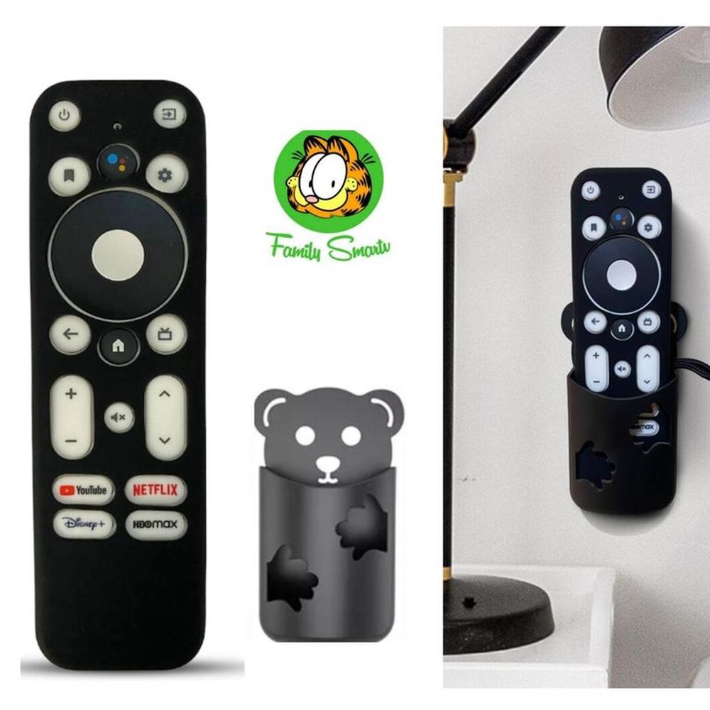 Funda para control Mecool Km2 Android Tv Box Negro  Soporte