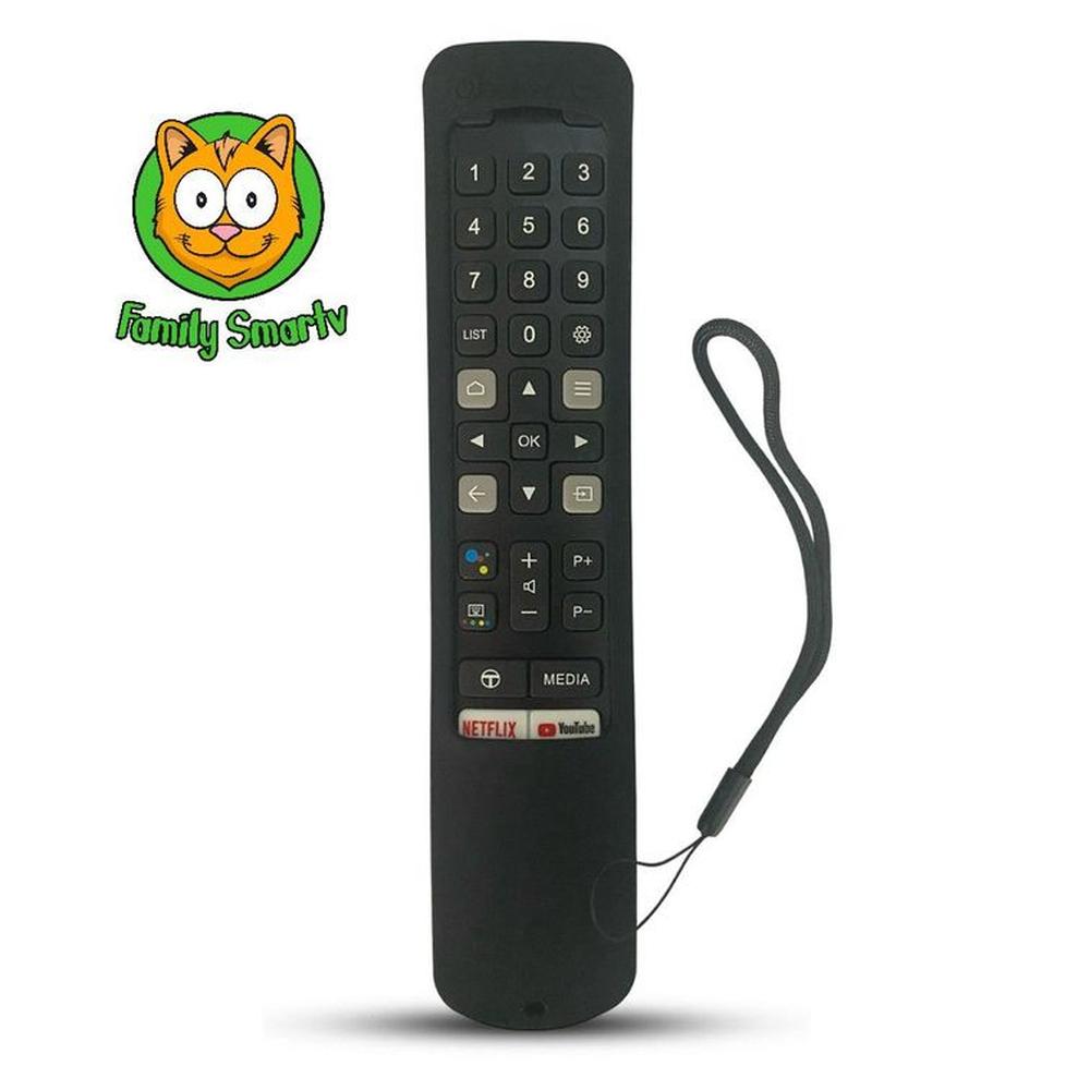 Funda Para Control Remoto Tcl ModeloRC901V Smart tv  Negro