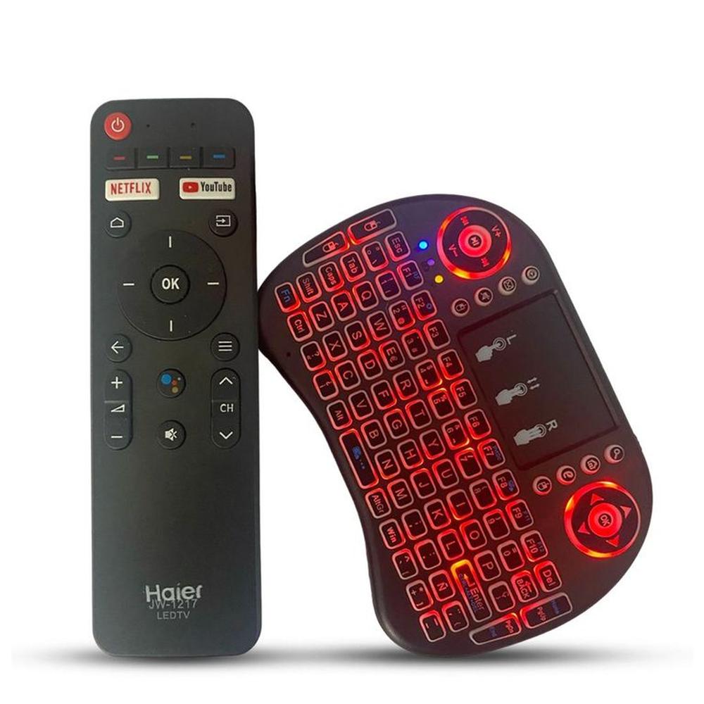 Control remoto para tv Haier Smart + Teclado inalámbrico