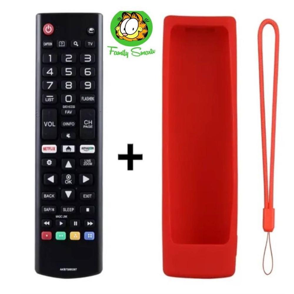 Control Remoto para Lg Smart tv Funda de SIlicona Color Rojo