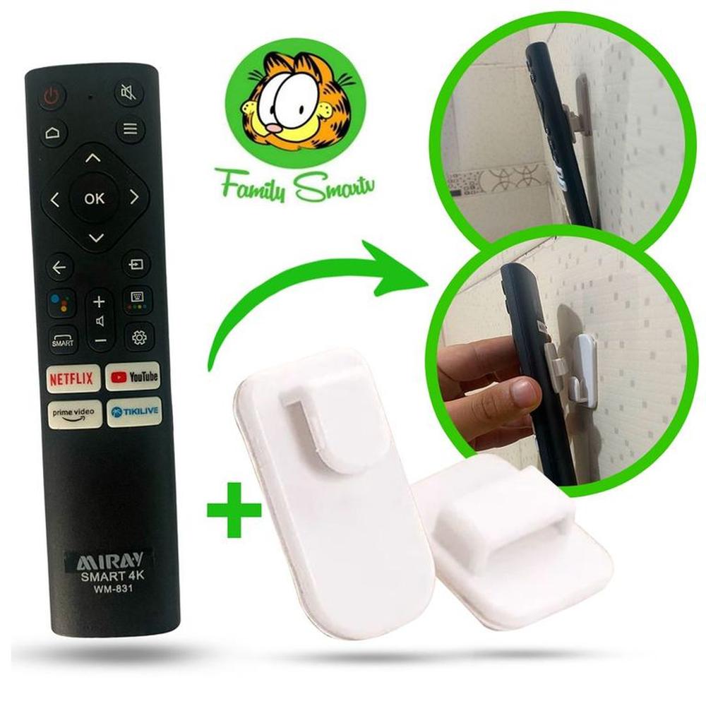 Control Remoto Miray Smart Tv 4K Modelo Nuevo + Soporte