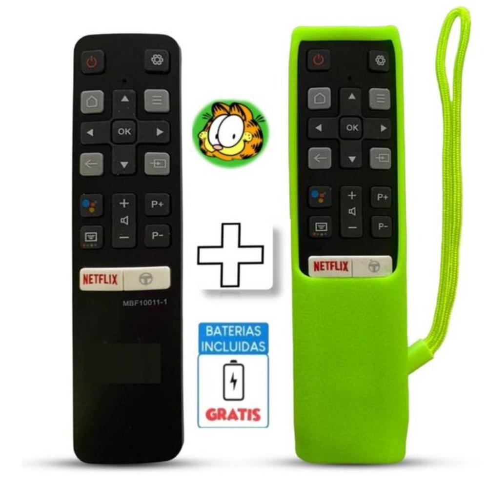 Control Remoto Tcl Generico Smart Modelo RC802V  Funda Verde
