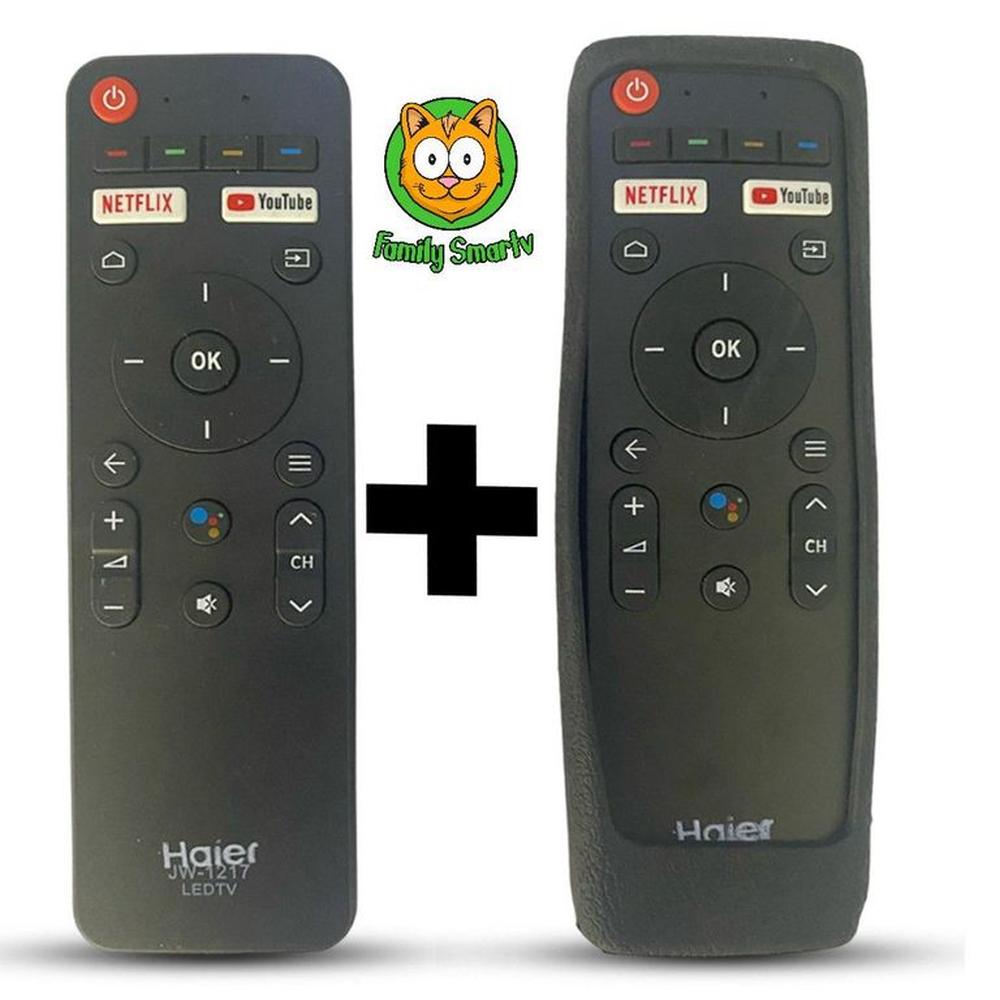 Control Remoto para Tv Smart Haier 2022 + Funda Negra
