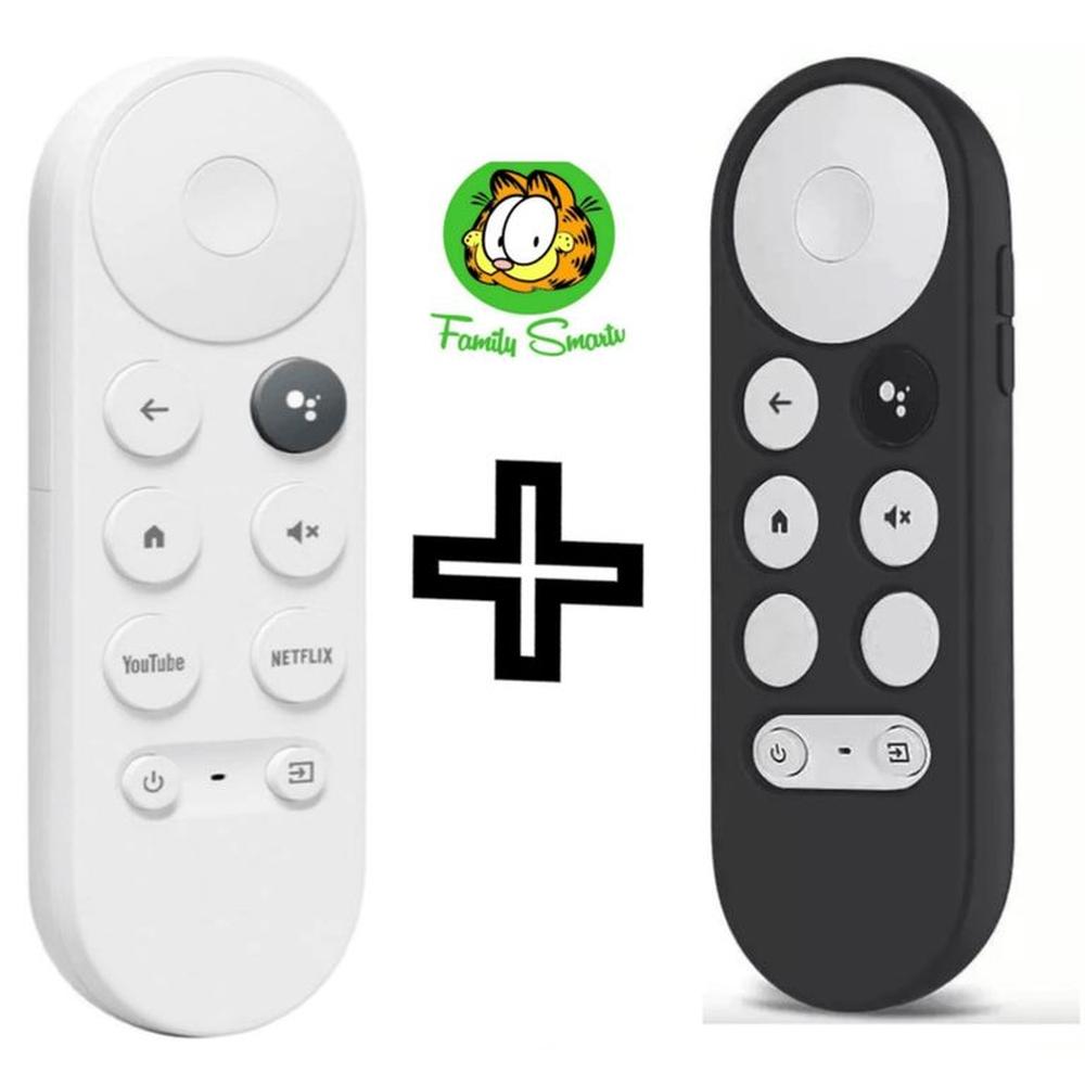 Control Remoto para chromecast google tv HD y 4K Funda Negra
