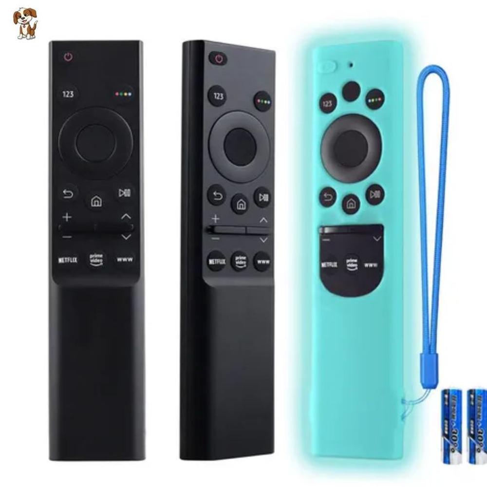Control Para Samsung Smart Tv Bn59-01358d Au7000 + Mas Funda Celeste