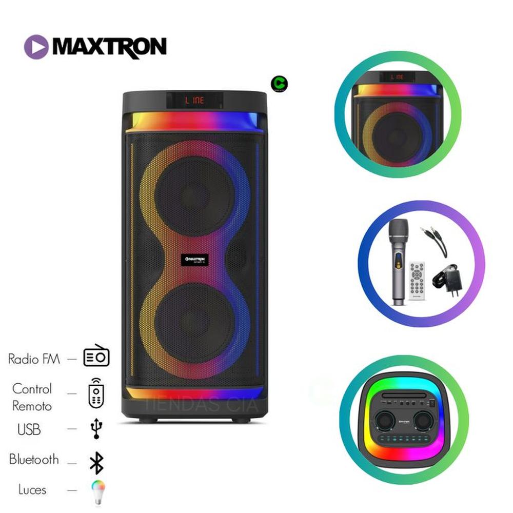 Parlante Torre Maxtron Infinity 6.5"" x 2 - MX 613D