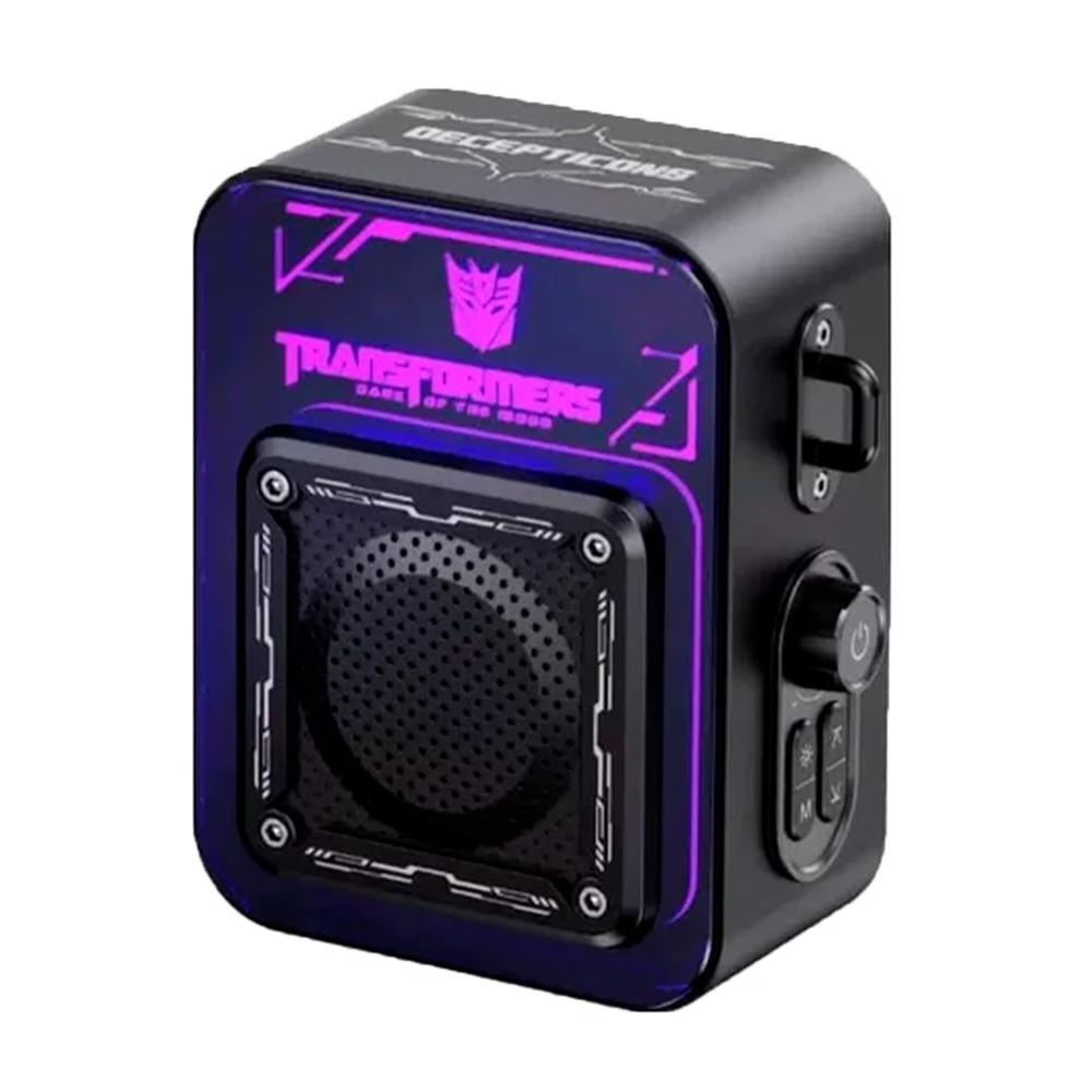 Parlante portátil Transformers TF-Y02 Megatron Negro BT5.3