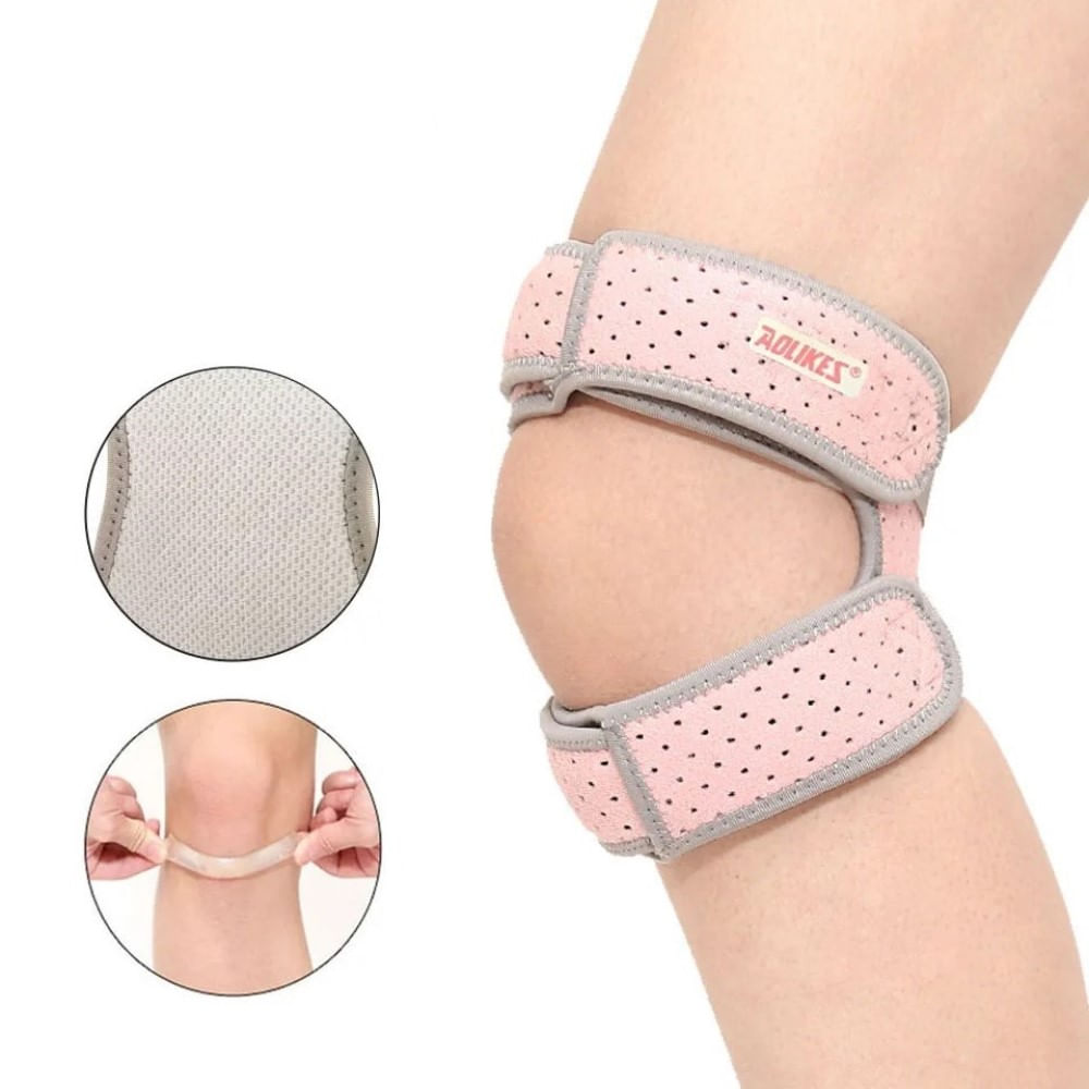 Menisqueras Deportivas AOLIKES A-7928 Ajustables Rosado