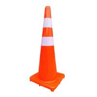 Cono De Seguridad Vial Reflectivo PVC 90 CM