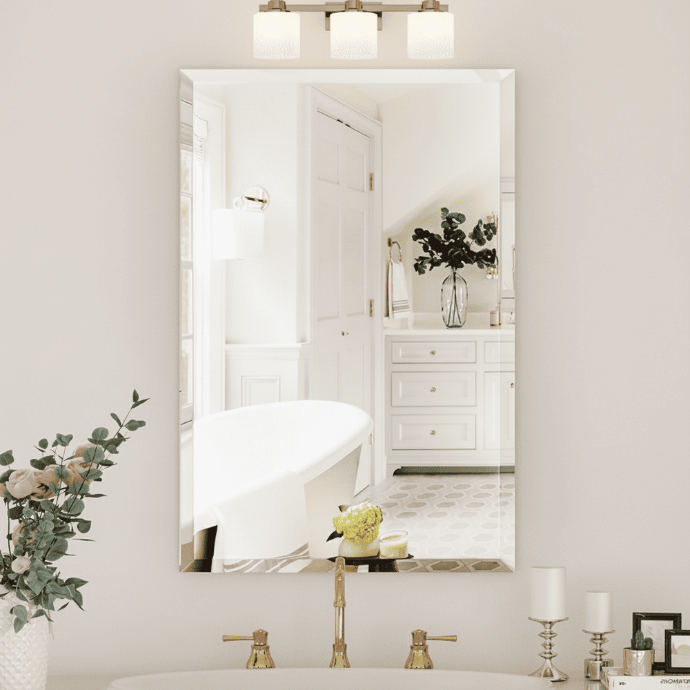 Espejo para baño con bisel Italia 38 x 56 cm Espejos Monterrey