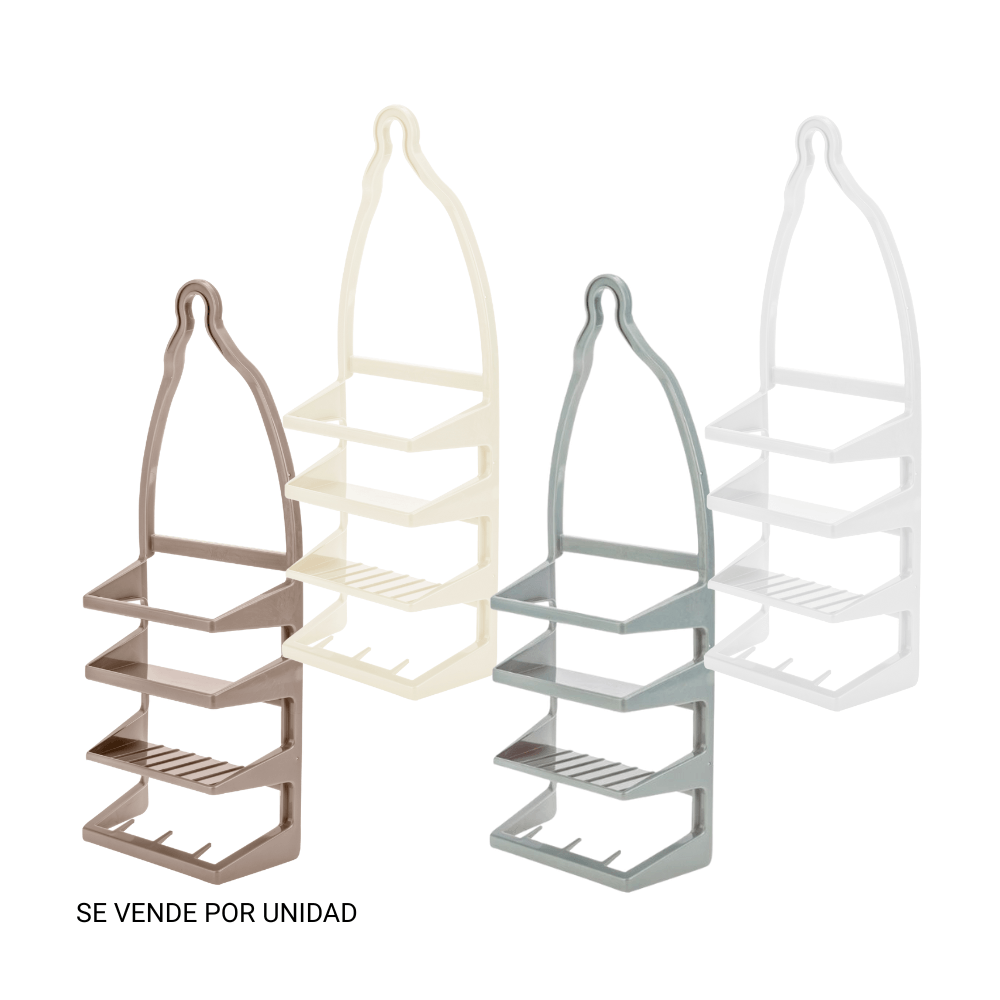 Organizador de Ducha Polipropileno Rey Modelo PBX064900 Blanco