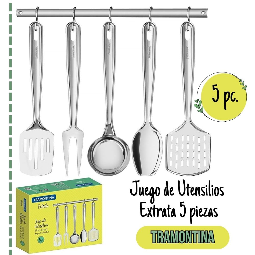 JUEGO DE UTENSILLOS X 5 piesas