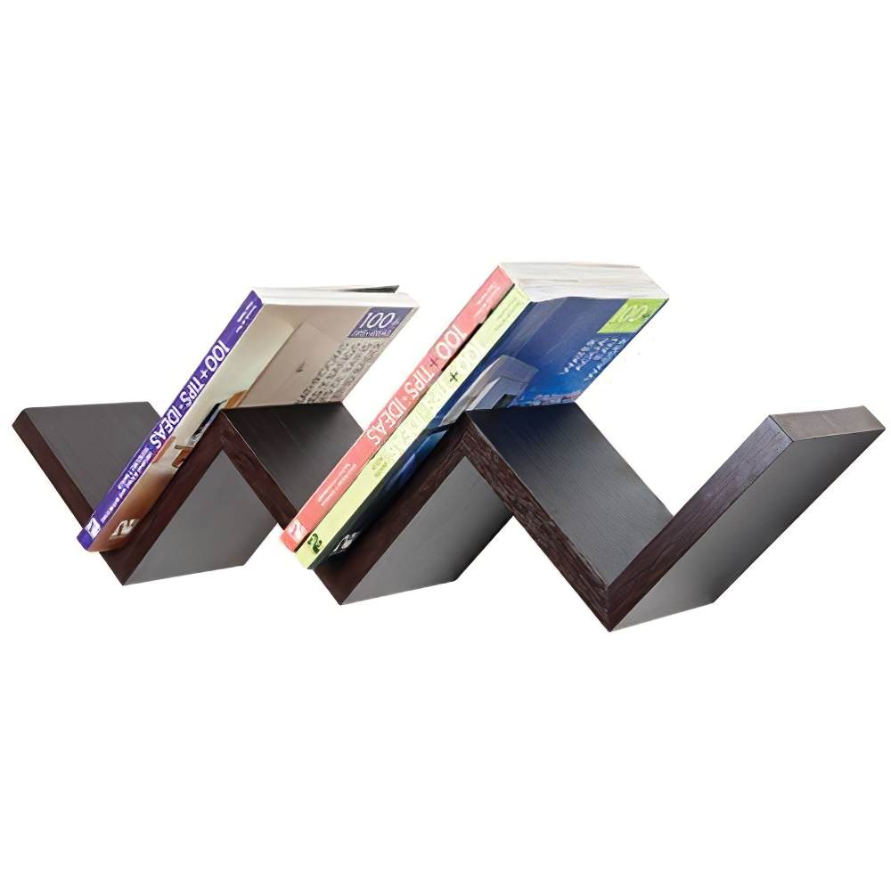 Repisa Flotante Zig Zag Bonno Parma Wengue