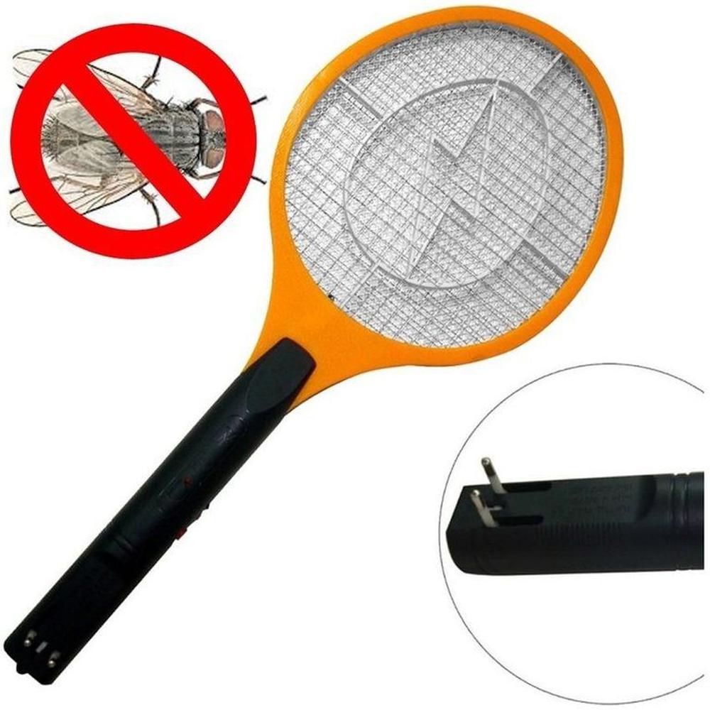 Raqueta electrica mata zancudos moscas mosquitos